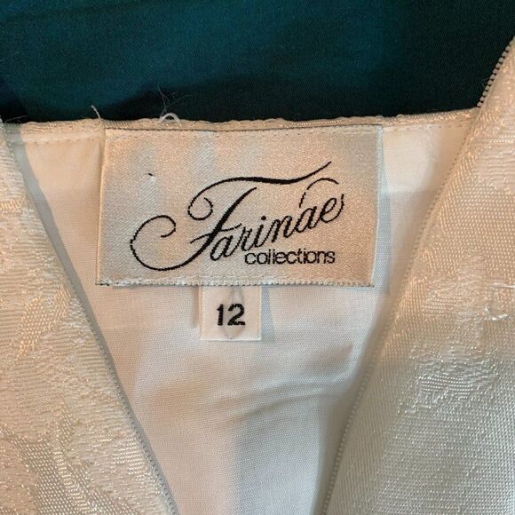 Vintage Farinae Collections White Tapestry Skirt - Picture 2 of 7